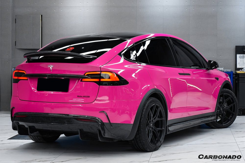 Kit completo de fibra de carbono estilo RZS para SUV Tesla X 2019-2021