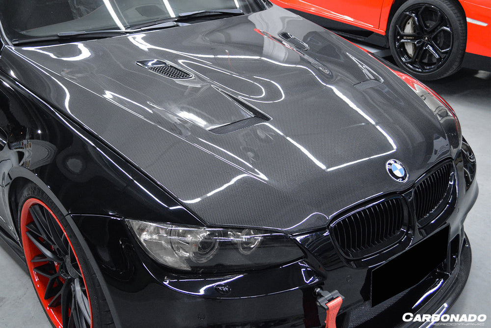 2008-2013 BMW M3 E92 & E93 D Style Carbon Fiber Hood