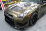  2009-2016 Nissan GTR R35 CBA & DBA TP-2 Style Carbon Fiber Hood - Carbonado 