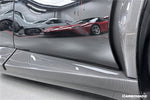  2023-2025 Ferrari Purosangue FUV Type F175 OEM Style Dry Carbon Fiber Side Skirts 