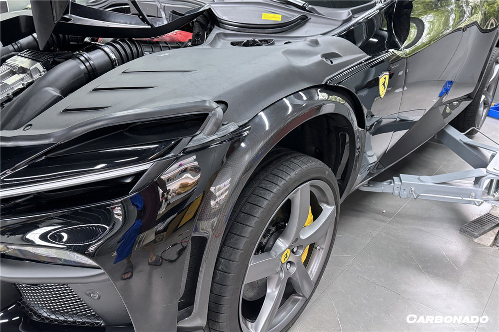 2023-2025 Ferrari Purosangue FUV Type F175 OEM Style Dry Carbon Fiber Fender Flare