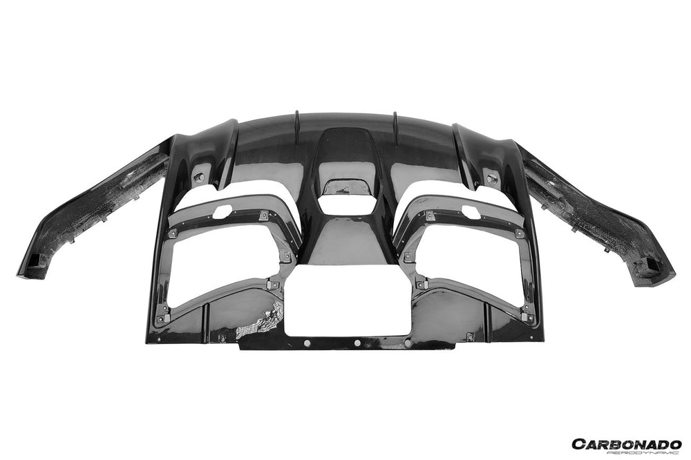 2023-2025 Ferrari Purosangue FUV Type F175 OEM Style Dry Carbon Fiber Rear Diffuser