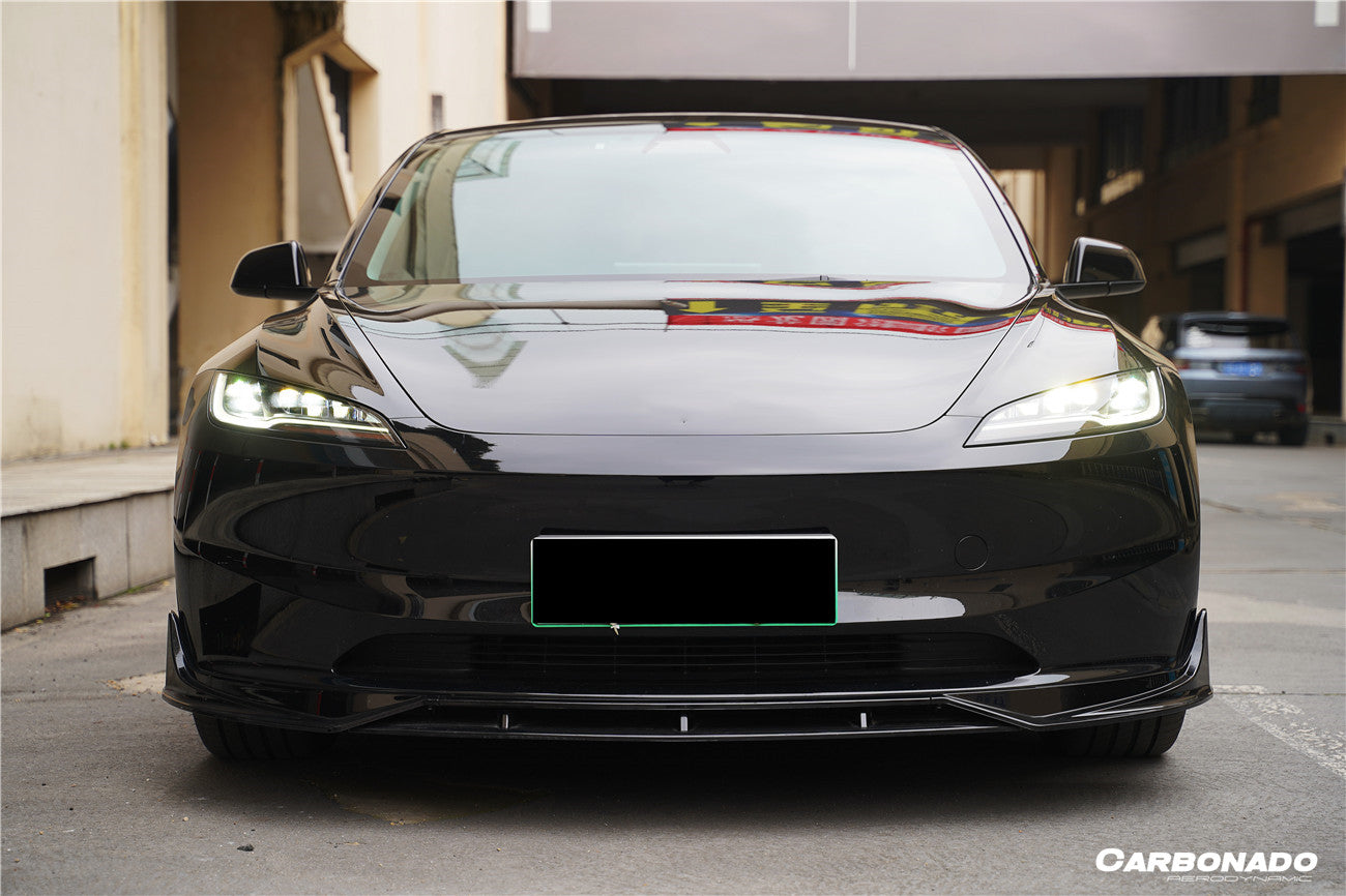Tesla Die Fast 2023-2026 Tesla Model 3 LCI Fast Style Carbon Fiber Pattern Look Body Kit
