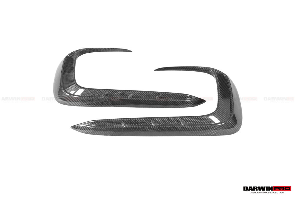 Embellecedores de ventilación para parachoques delantero estilo BKSSII para Porsche 911 992 Carrera, 4, 4S, Targa y Cabriolet 2019-2024