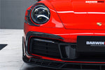  2019-2024 Porsche 911 992 Carrera & S & 4 & 4S & Targa & Cabriolet BKSSII Style Front Bumper Lip Splitter 