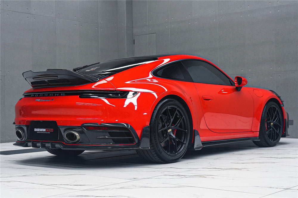 2019-2024 Porsche 911 992 Carrera & Targa & 4 & 4S & Targa & Cabriolet BKSSII Style Rear Lip