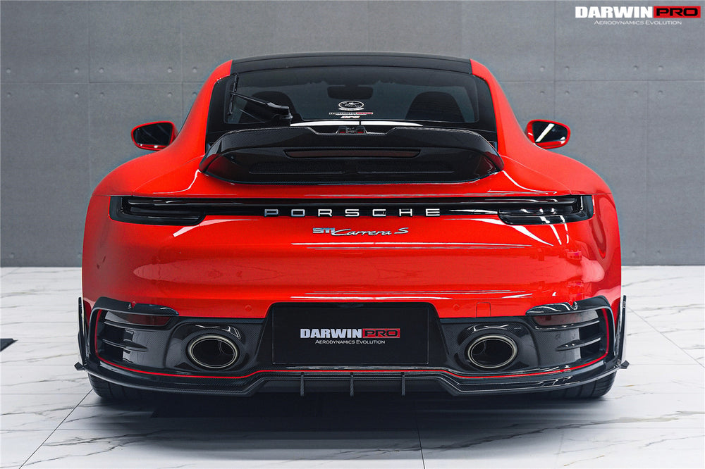 2019-2024 Porsche 911 992 Carrera & Targa & 4 & 4S & Targa & Cabriolet BKSSII Style Rear Lip