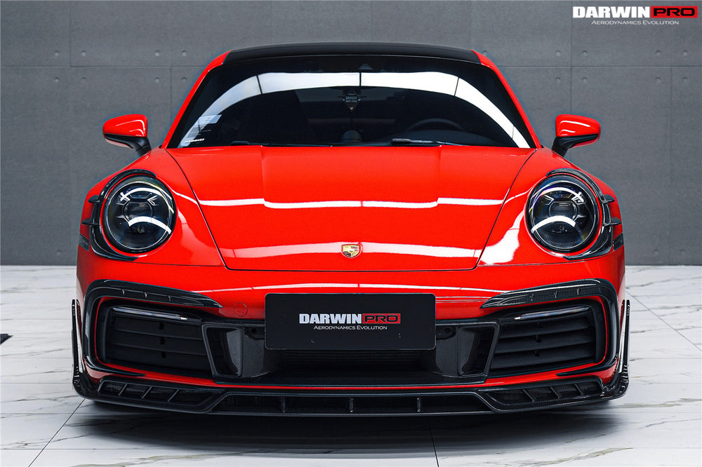 2019-2024 Porsche 911 992 Carrera & 4 & 4S & Targa & Cabriolet BKSSII Style Front Bumper Vent Trims - DarwinPRO Aerodynamics