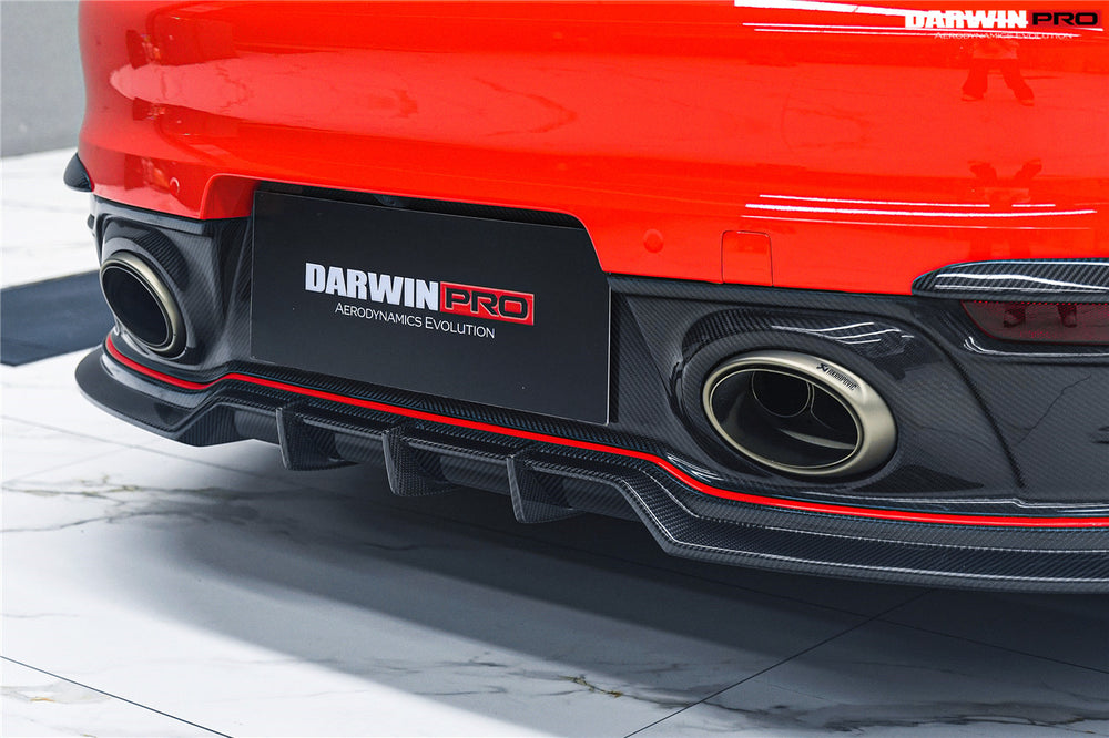 2019-2024 Porsche 911 992 Carrera & Targa & 4 & 4S & Targa & Cabriolet BKSSII Style Rear Lip