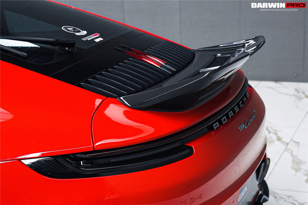 DarwinPRO 2019-2024 Porsche 911 992 Carrera S & 4 & 4S BKSS Ver.4 Style Trunk Wing