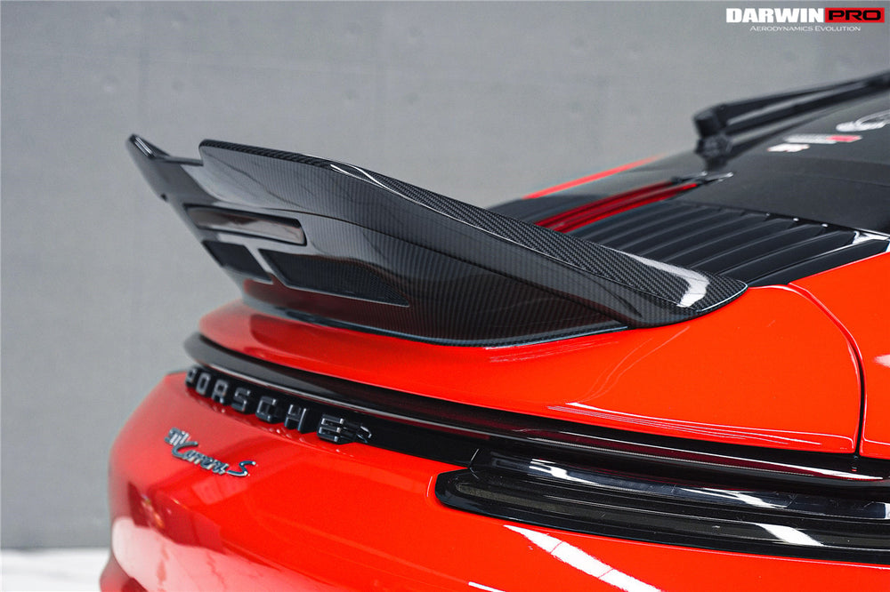 DarwinPRO 2019-2024 Porsche 911 992 Carrera S & 4 & 4S BKSS Ver.4 Style Trunk Wing