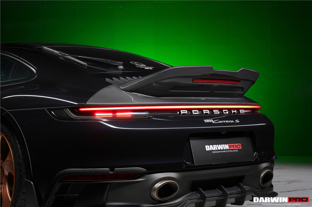 DarwinPRO 2019-2024 Porsche 911 992 Carrera S & 4 & 4S BKSS Ver.4 Style Trunk Wing