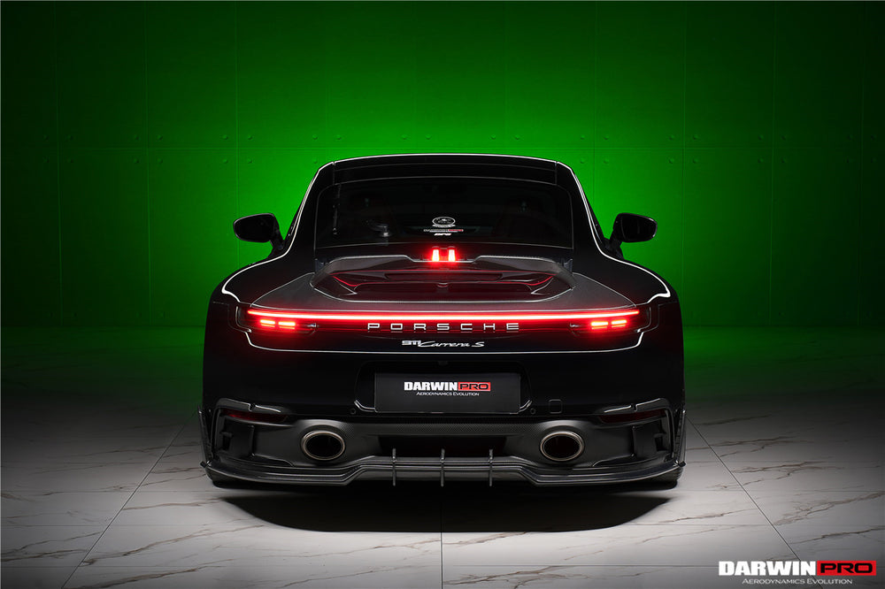 DarwinPRO 2019-2024 Porsche 911 992 Carrera & 4 & 4S & Targa & Cabriolet SD-Sport Design Model BKSSII Style Rear Lip