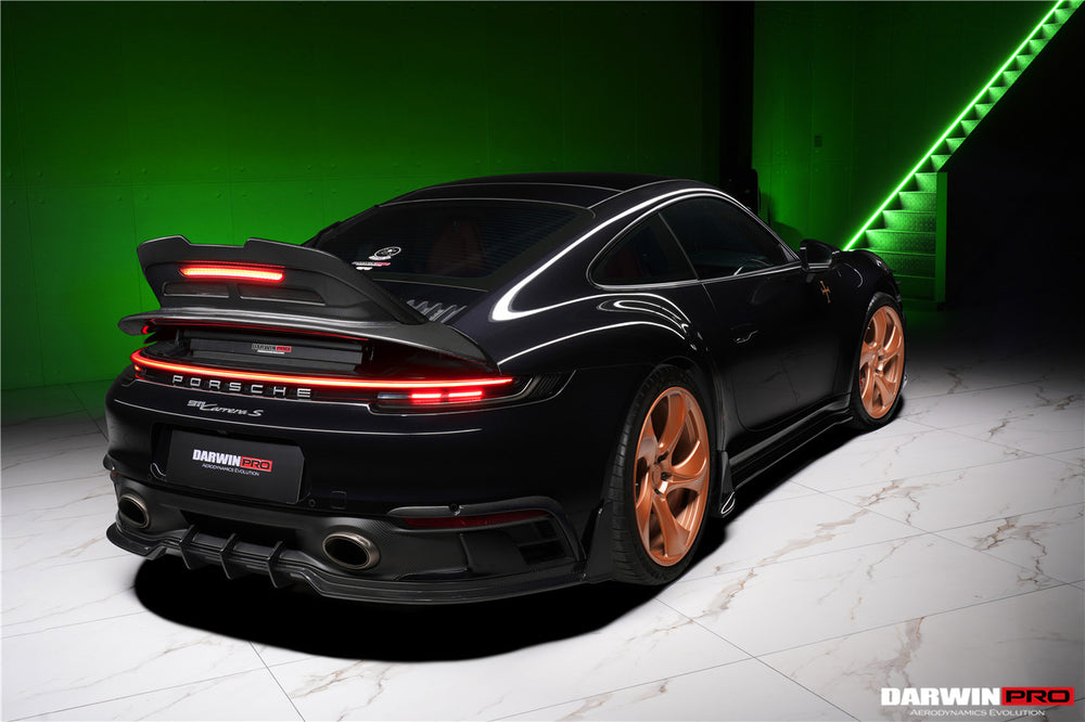 DarwinPRO 2019-2024 Porsche 911 992 Carrera & 4 & 4S & Targa & Cabriolet SD-Sport Design Model BKSSII Style Rear Bumper Vent Trims