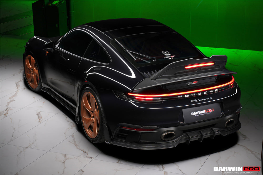 DarwinPRO 2019-2024 Porsche 911 992 Carrera &amp; 4 &amp; 4S &amp; Targa &amp; Cabriolet SD-Sport Design Model BKSSII Style Borde trasero