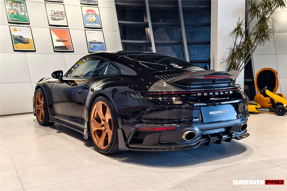 Guardabarros trasero DarwinPRO 2019-2024 Porsche 911 992 Carrera S, 4 y 4S estilo BKSS versión 4