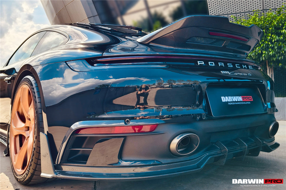 DarwinPRO 2019-2024 Porsche 911 992 Carrera &amp; 4 &amp; 4S &amp; Targa &amp; Cabriolet SD-Sport Design Model BKSSII Style Borde trasero