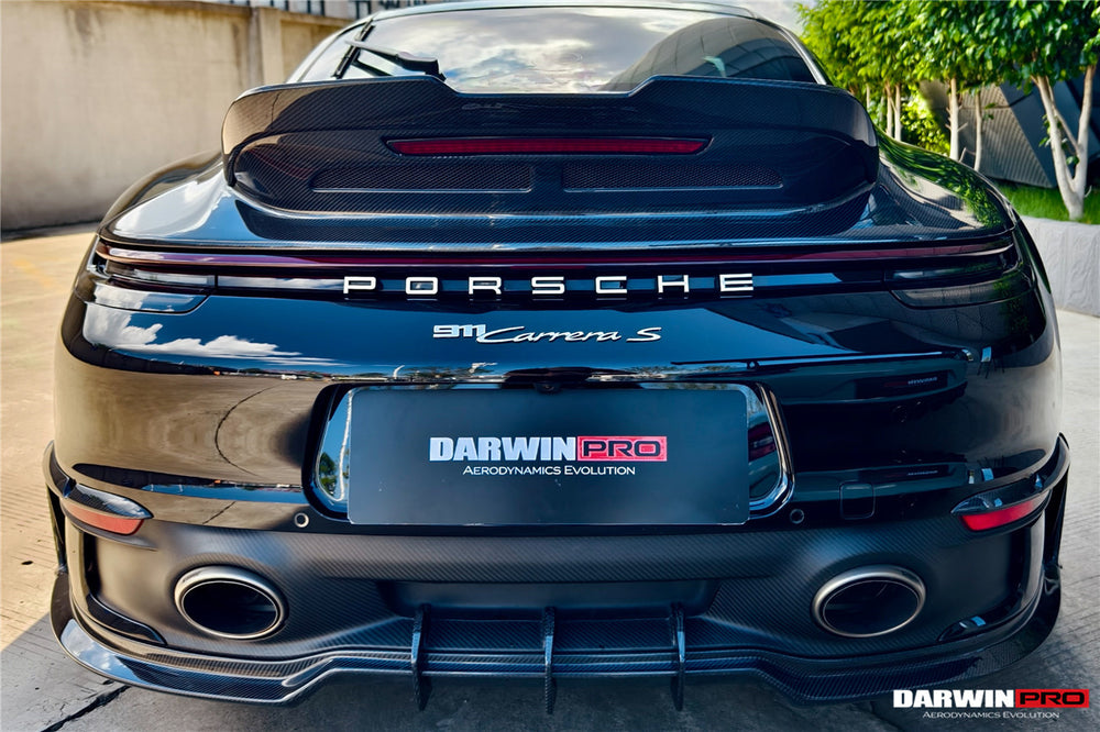 DarwinPRO 2019-2024 Porsche 911 992 Carrera & 4 & 4S & Targa & Cabriolet SD-Sport Design Model BKSSII Style Rear Lip