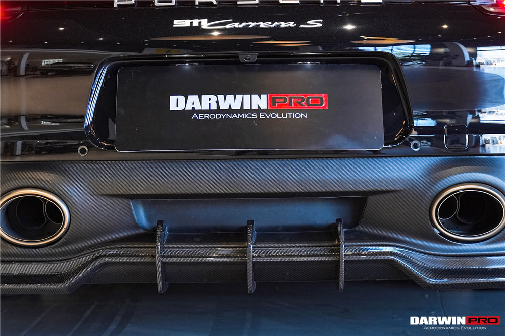 DarwinPRO 2019-2024 Porsche 911 992 Carrera &amp; 4 &amp; 4S &amp; Targa &amp; Cabriolet SD-Sport Design Model BKSSII Style Borde trasero