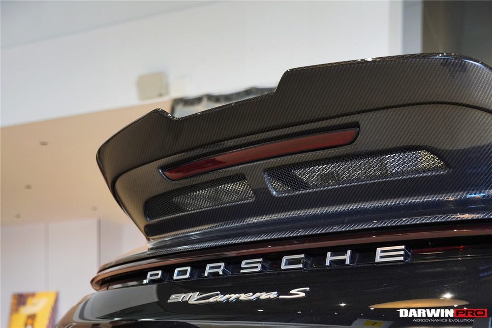 DarwinPRO 2019-2024 Porsche 911 992 Carrera S & 4 & 4S BKSS Ver.4 Style Trunk Wing