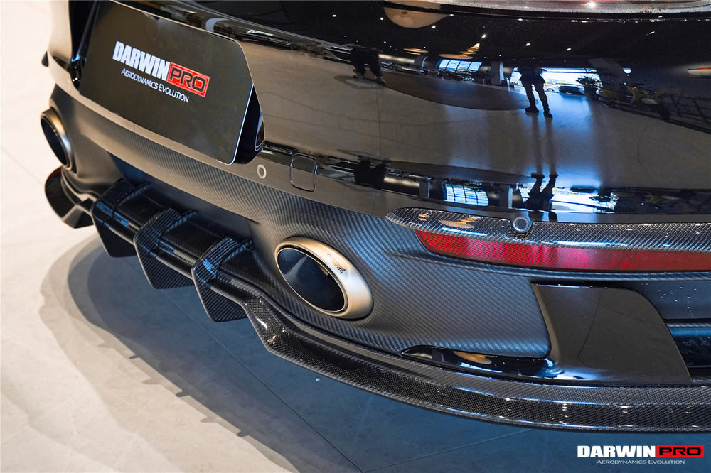 DarwinPRO 2019-2024 Porsche 911 992 Carrera & 4 & 4S & Targa & Cabriolet SD-Sport Design Model BKSSII Style Rear Lip