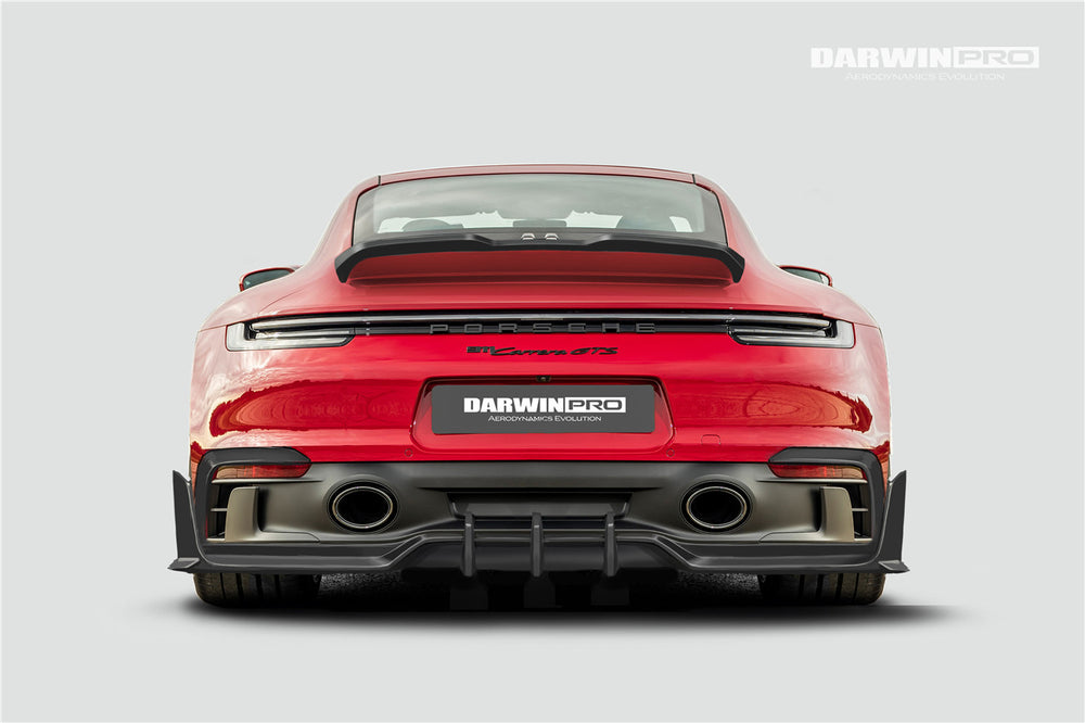 DarwinPRO 2019-2024 Porsche 911 992 Carrera & 4 & 4S & Targa & Cabriolet SD-Sport Design Model BKSSII Style Rear Bumper Vent Trims - DarwinPRO Aerodynamics