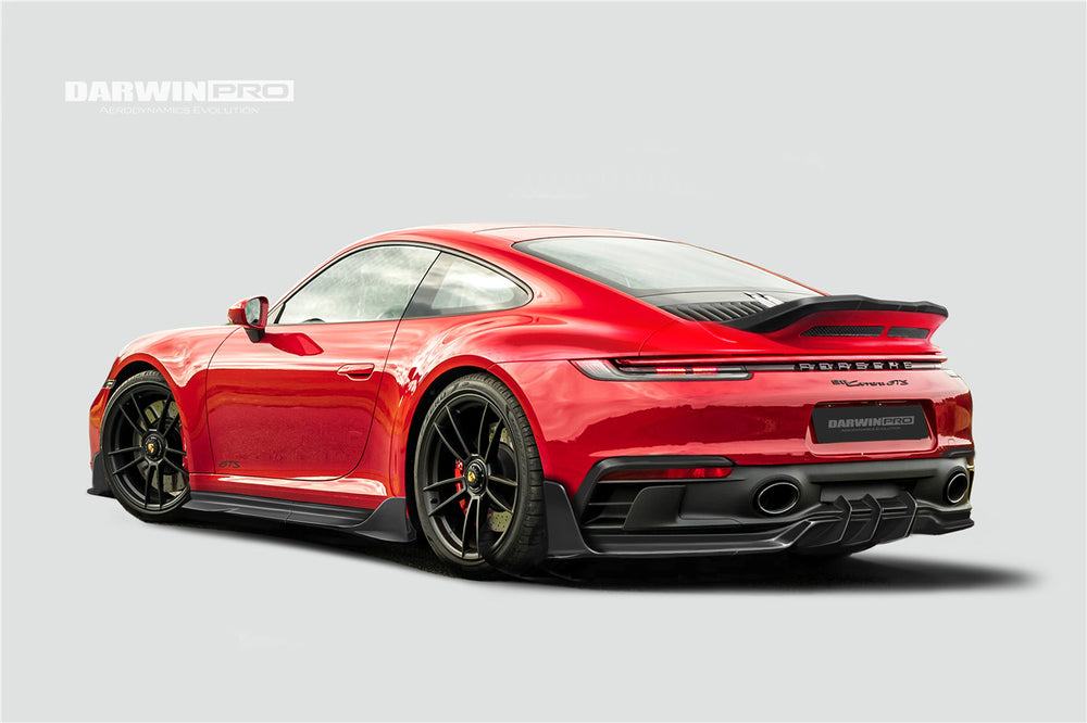 DarwinPRO 2019-2024 Porsche 911 992 Carrera & 4 & 4S & Targa & Cabriolet SD-Sport Design Model BKSSII Style Rear Bumper Vent Trims - DarwinPRO Aerodynamics