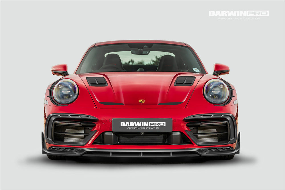 2019-2024 Porsche 911 992 Carrera & 4 & 4S & Targa & Cabriolet SD-Sport Design Model BKSSII Style Front Bumper Vent Trims - DarwinPRO Aerodynamics