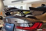  2021-UP BMW M3 G80 & 3 Series G20 & M4 G82 & 4 Series G22 BKSSII Style Carbon Fiber Trunk Wing With Aluminum Slloy Wing Legs 