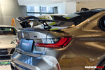  2021-UP BMW M3 G80 & 3 Series G20 & M4 G82 & 4 Series G22 BKSSII Style Carbon Fiber Trunk Wing With Aluminum Slloy Wing Legs 