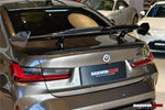  2021-UP BMW M3 G80 & 3 Series G20 & M4 G82 & 4 Series G22 BKSSII Style Carbon Fiber Trunk Wing With Aluminum Slloy Wing Legs 