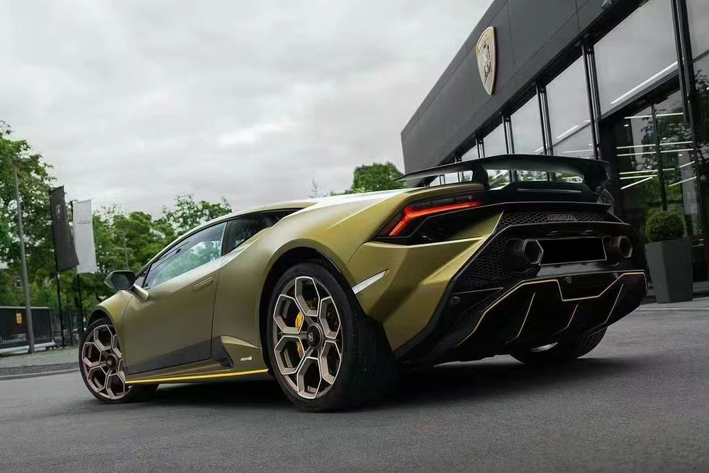 2015-2025 Lamborghini Huracan LP610 & LP580 & EVO Convert Tecnica Style Side Skirts - DarwinPRO Aerodynamics