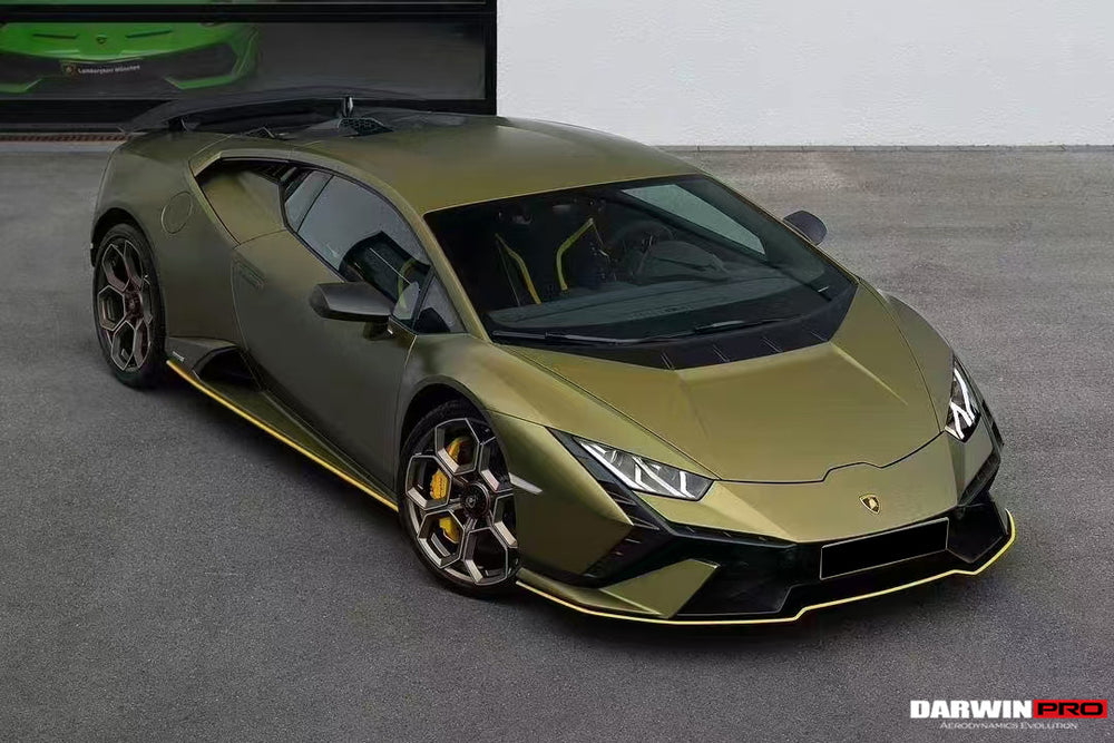 2015-2025 Lamborghini Huracan LP610 & LP580 & EVO Convert Tecnica Style Side Skirts - DarwinPRO Aerodynamics