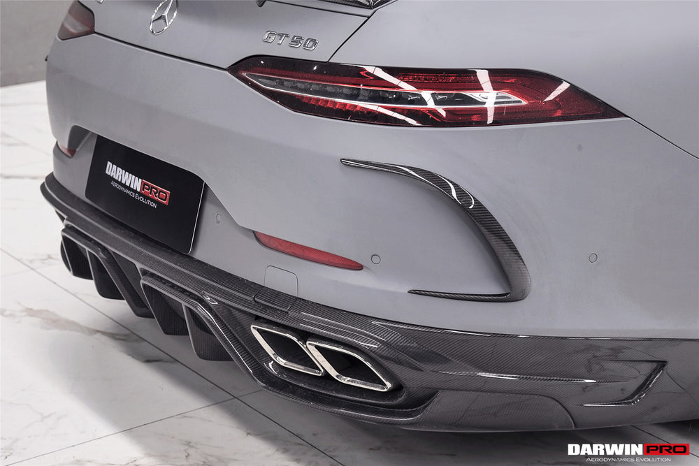 DarwinPRO 2019-2024 Mercedes Benz AMG GT50 GT53 GT43 4Door Coupe X290 IMP Performance Rear Bumper Canards