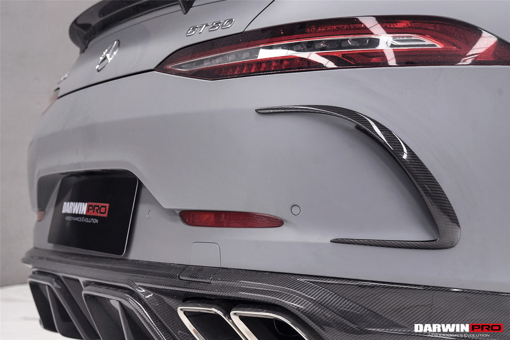 DarwinPRO 2019-2024 Mercedes Benz AMG GT50 GT53 GT43 4Door Coupe X290 IMP Performance Rear Bumper Canards