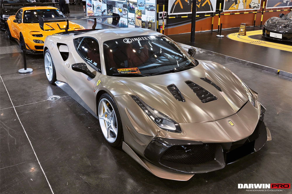 Faldones laterales DarwinPRO 2015-2020 Ferrari 488 GTB y Spyder Challenge Evo Modena Style