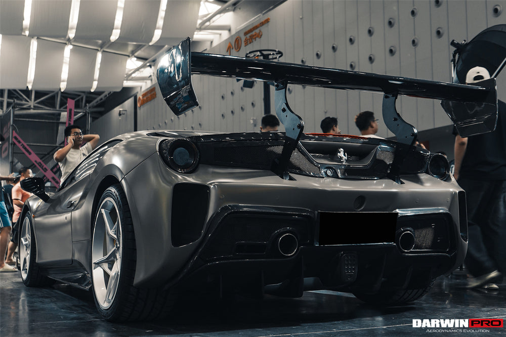 Alerón de estilo Módena DarwinPRO 2015-2020 para Ferrari 488 GTB y Spyder Challenge Evo