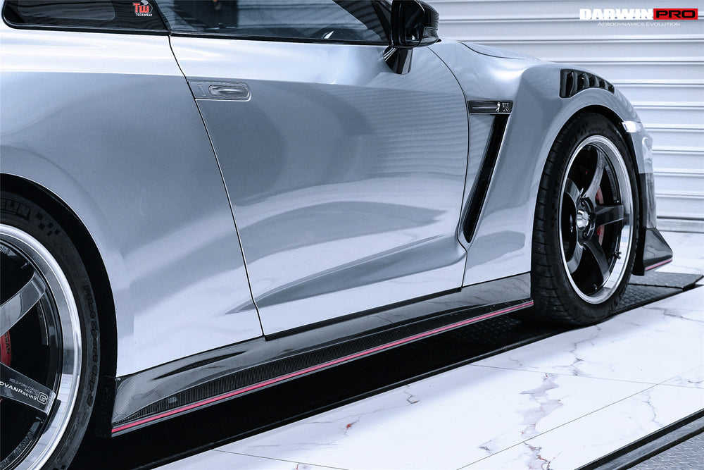 2008-2024 Nissan GTR R35 CBA & DBA & EBA 2024-Nismo Style Carbon Fiber Side Skirts