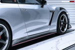  2008-2024 Nissan GTR R35 CBA & DBA & EBA 2024-Nismo Style Carbon Fiber Side Skirts 