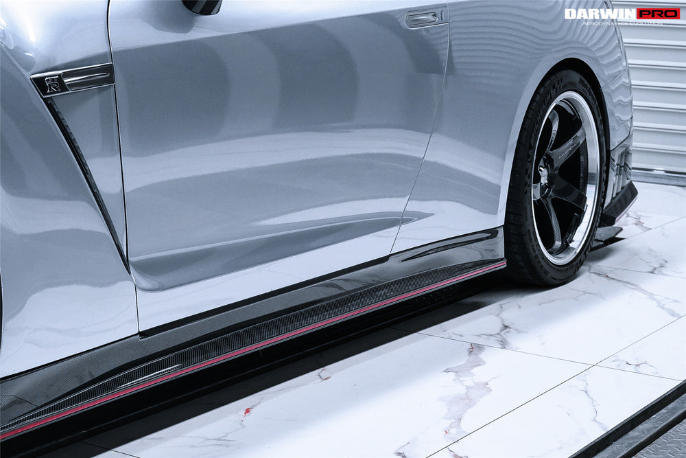 2008-2024 Nissan GTR R35 CBA & DBA & EBA 2024-Nismo Style Carbon Fiber Side Skirts