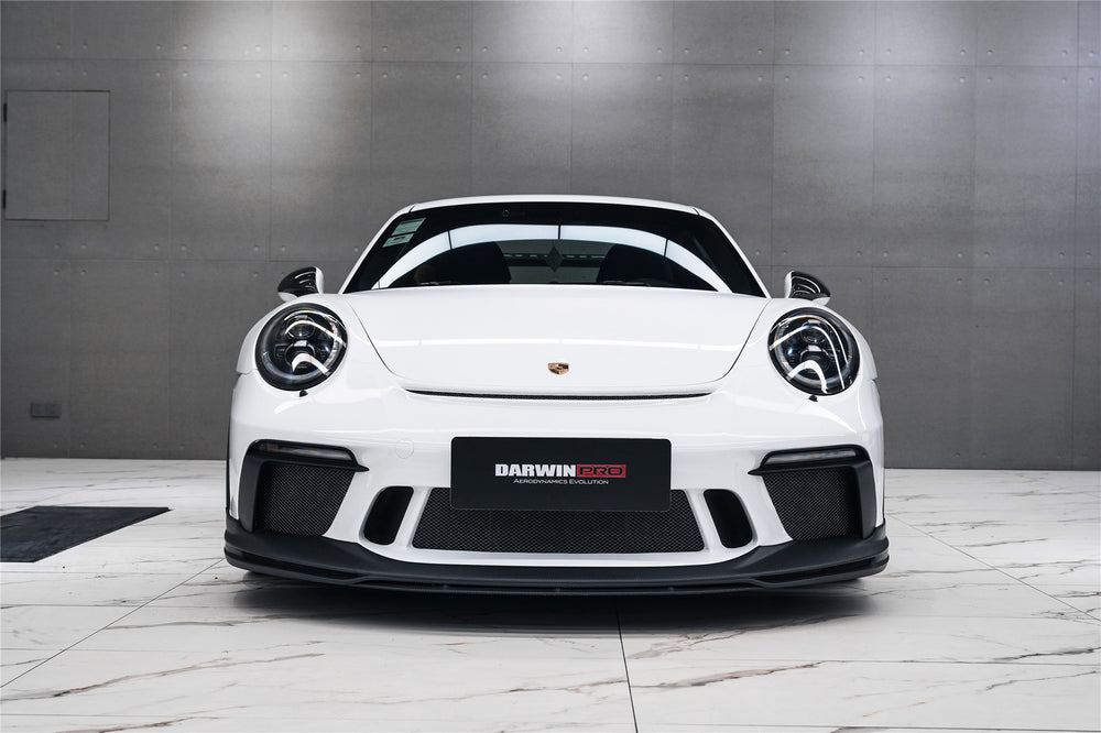 DarwinPRO 2017-2019 Porsche 911 991.2 GT3 Only BKSS Style Carbon Fiber Front lip - DarwinPRO Aerodynamics