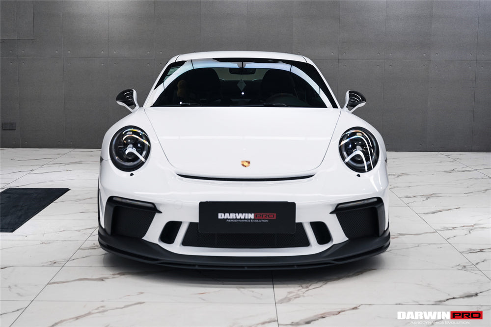 DarwinPRO 2017-2019 Porsche 911 991.2 GT3 Only BKSS Style Carbon Fiber Front lip - DarwinPRO Aerodynamics