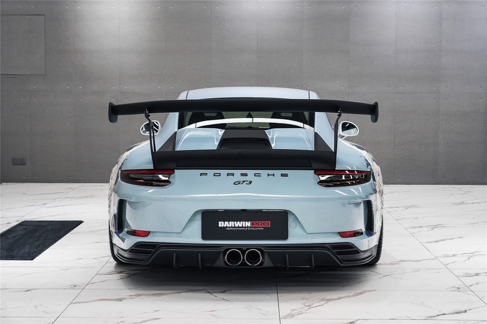 DarwinPRO 2017-2019 Porsche 911 991.2 GT3 Only BKSS Style Carbon Fiber Rear Lip Diffuser - DarwinPRO Aerodynamics