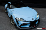  2019-UP Toyota GR Supra (J29 y DB) A90 A91 Borde delantero de fibra de carbono estilo BKSS 