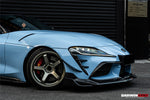  2019-UP Toyota GR Supra (J29 y DB) A90 A91 Borde delantero de fibra de carbono estilo BKSS 