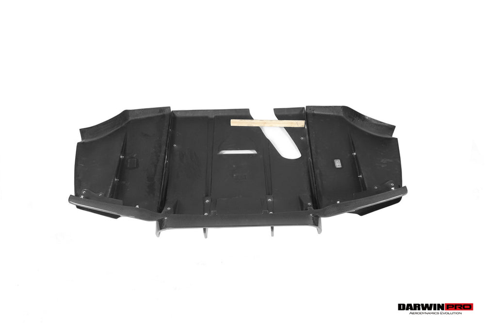 2013-2019 BMW 3 Series F30 F35 M-Tech GV Carbon Fiber Rear Lip with Diffuser & Caps - DarwinPRO Aerodynamics