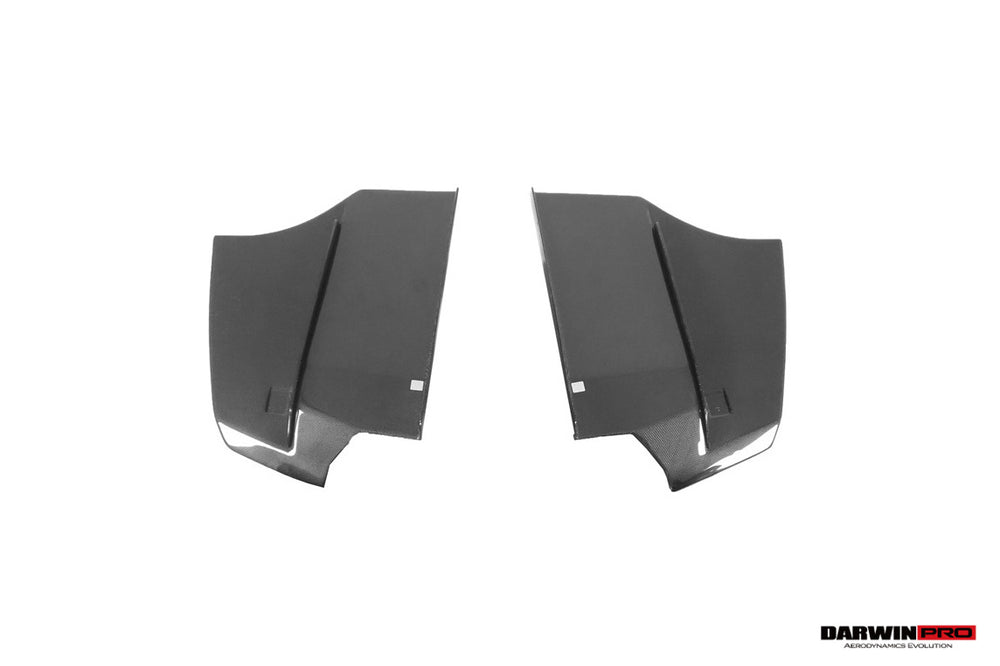 2013-2019 BMW 3 Series F30 F35 M-Tech GV Carbon Fiber Rear Lip with Diffuser & Caps - DarwinPRO Aerodynamics