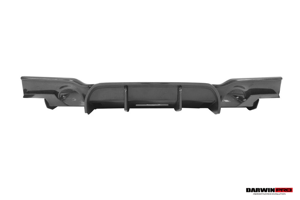 2013-2019 BMW 3 Series F30 F35 M-Tech GV Carbon Fiber Rear Lip with Diffuser & Caps - DarwinPRO Aerodynamics