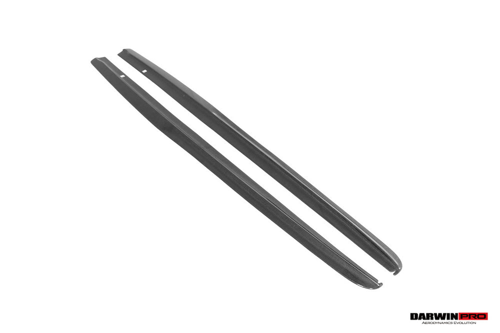 Faldones laterales de fibra de carbono estilo M-Tech GV para BMW Serie 3 F35 2013-2019