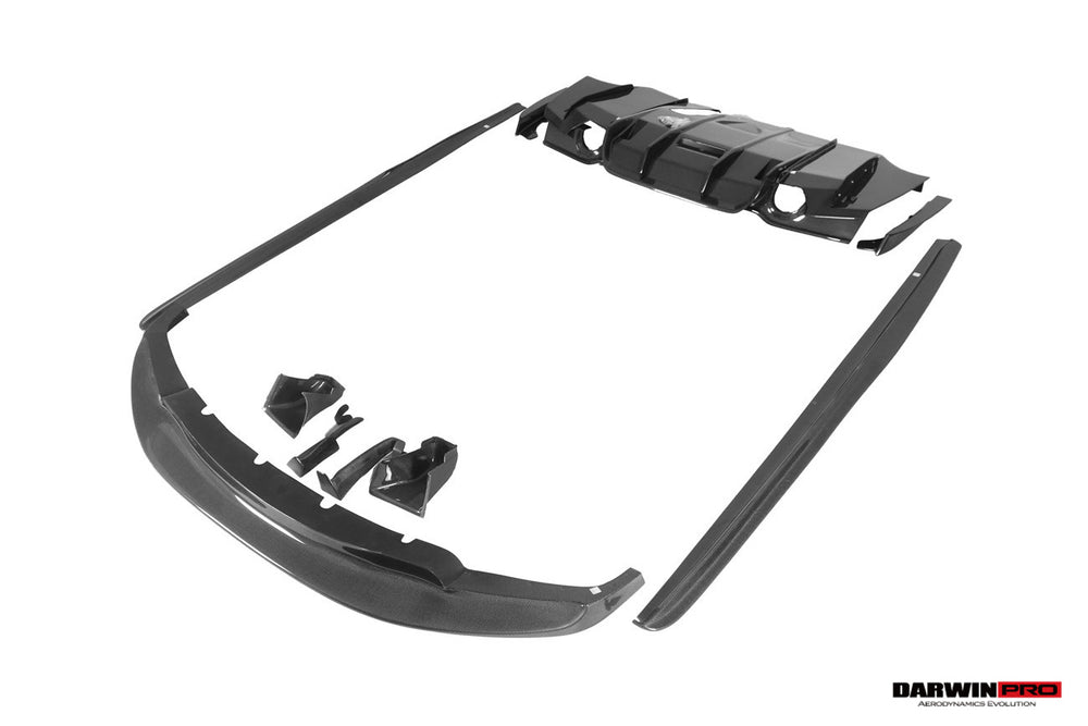 Kit de carrocería completa de fibra de carbono estilo GV para BMW Serie 3 F30 F35 M-Tech Sedan 2013-2019